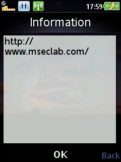 C905 Push Message Information